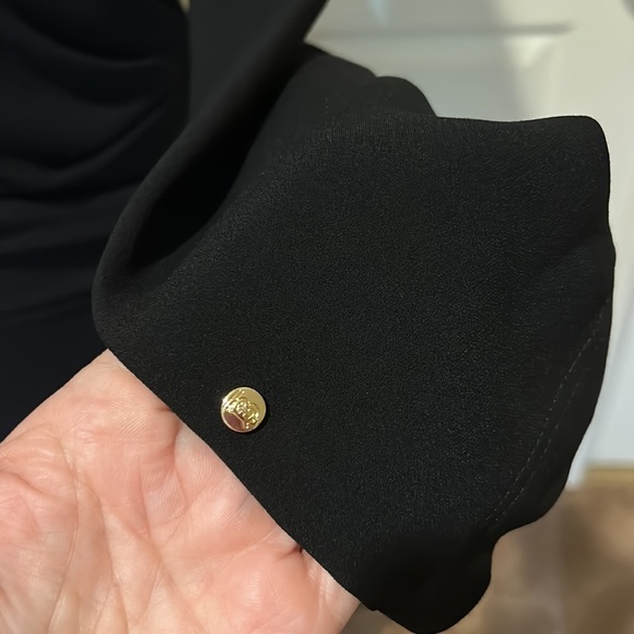 Burberry Aurora Ruched Long Sleeve Midi Dress. NWT. Size 4 - Picture 5 of 16